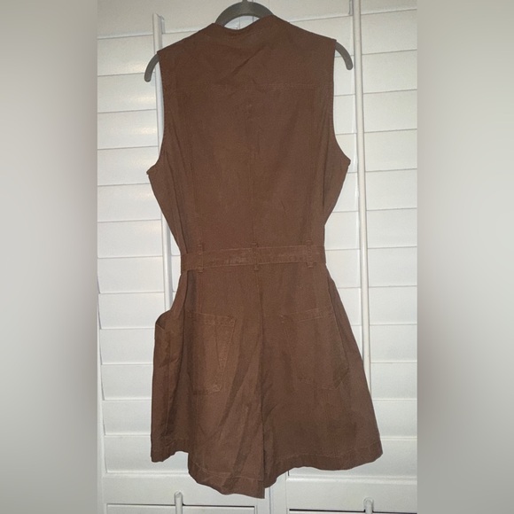 Sanctuary Sightseer Tie Waist Romper‎ – Rattan (Size 6) - Picture 3 of 8